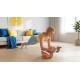 Abdominal exerciser with timer, AB roller Wheel AB-3, gray-orange, REBEL ACTIVE Abdominal exerciser with timer, AB roller Wheel AB-3, gray-orange, REBEL ACTIVE