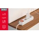 Prailgintuvas 3 lizdai 1.5 m vokiško tipo su jungikliu (3x1.0 mm) Rebel baltas Prailgintuvas 3 lizdai 1.5 m vokiško tipo su jungikliu (3x1.0 mm) Rebel baltas