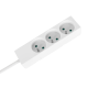 Extension cord 3 sockets 2m French type without switch (3x1.5mm) Rebel white Extension cord 3 sockets 2m French type without switch (3x1.5mm) Rebel white
