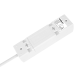 Extension cord 3 sockets 2m French type without switch (3x1.5mm) Rebel white Extension cord 3 sockets 2m French type without switch (3x1.5mm) Rebel white