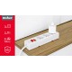 Extension cord 3 sockets 2m French type with switch (3x1.5mm) Rebel white Extension cord 3 sockets 2m French type with switch (3x1.5mm) Rebel white