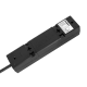 Extension cord 3 sockets 2m French type with switch (3x1.5mm) Rebel black Extension cord 3 sockets 2m French type with switch (3x1.5mm) Rebel black