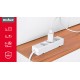 Extension cord 3 sockets 5m French type without switch (3x1.5mm) Rebel white