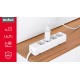 Extension cord 4 sockets 1.5m French type without switch (3x1.0mm) Rebel white Extension cord 4 sockets 1.5m French type without switch (3x1.0mm) Rebel white
