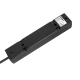 Extension cord 4 sockets 5m French type with switch (3x1.5mm) Rebel black Extension cord 4 sockets 5m French type with switch (3x1.5mm) Rebel black