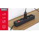 Extension cord 4 sockets 5m French type with switch (3x1.5mm) Rebel black Extension cord 4 sockets 5m French type with switch (3x1.5mm) Rebel black