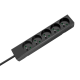 Extension cord 5 sockets 5m French type without switch (3x1.5mm) Rebel black Extension cord 5 sockets 5m French type without switch (3x1.5mm) Rebel black