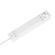 Extension cord 5 sockets 2m French type without switch (3x1.5mm) Rebel white