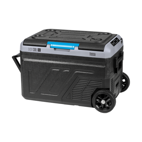 Profesionalus TEESA kompresorinis kelioninis šaldytuvas su šaldymo funkcija, 40 l DC12/24 AC 230 V, maitinimas baterijomis, dideli ratukai ir tvirta rankena, Bluetooth, du skyriai Profesionalus TEESA kompresorinis kelioninis šaldytuvas su šaldymo funkcija, 40 l DC12/24 AC 230 V, maitinimas baterijomis, dideli ratukai ir tvirta rankena, Bluetooth, du skyriai