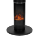 PTC Teesa column fan heater with fireplace imitation function