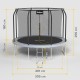 Rebel Active PRO Trampoline 10ft/305cm, Net, Ladder Rebel Active PRO Trampoline 10ft/305cm, Net, Ladder