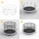 Rebel Active PRO Trampoline 8ft/244cm, Net, Ladder Rebel Active PRO Trampoline 8ft/244cm, Net, Ladder