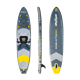 REBEL ACTIVE SUP board with seat 350x81x15, RBA4501 set