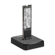 Rebel Aluminum NVME M2 (Mkey+ B+Mkey) USB Type-C Drive Docking Station