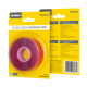REBEL double-sided adhesive tape (19 mm x 3 m) transparent