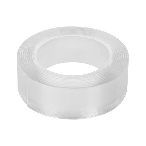 REBEL dvipusė tvirtinimo juosta (1 mm x 25 mm x 2 m) skaidri REBEL dvipusė tvirtinimo juosta (1 mm x 25 mm x 2 m) skaidri