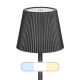 Rebel LED touch desk table lamp black
