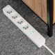 Rebel 4-socket extension cord with switch - 3m.
