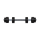 Reguliuojami bituminiai hanteliai su jungtimi 2x20kg, REBEL ACTIVE