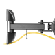 Wall mount 13-27 inches black LPA51-111 (vertical and horizontal adjustment)
