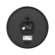 Wall clock 20 cm black