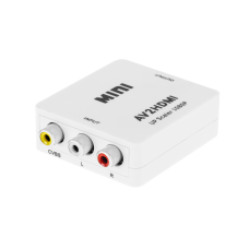 Signal converter AV socket - CHINCH CVBS + AUDIO - HDMI socket