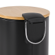 Bathroom waste bin 3l (black) Bathroom waste bin 3l (black)