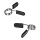 Folding barbell with bituminous weight, bar 140cm, training set 20kg, REBEL ACTIVE