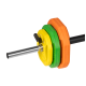 Folding barbell with cast iron weight, 140 cm bar, 20 kg training set, REBEL ACTIVE Folding barbell with cast iron weight, 140 cm bar, 20 kg training set, REBEL ACTIVE