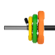 Folding barbell with cast iron weight, 140 cm bar, 20 kg training set, REBEL ACTIVE Folding barbell with cast iron weight, 140 cm bar, 20 kg training set, REBEL ACTIVE