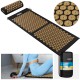 Health mat with acupressure spikes and pillow, 110x42cm, XL, golden spikes, Rebel Active Health mat with acupressure spikes and pillow, 110x42cm, XL, golden spikes, Rebel Active