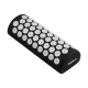 Health mat with acupressure spikes with pillow, 72x42cm, black, Rebel Active