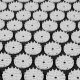 Health mat with acupressure spikes with pillow, 72x42cm, black, Rebel Active