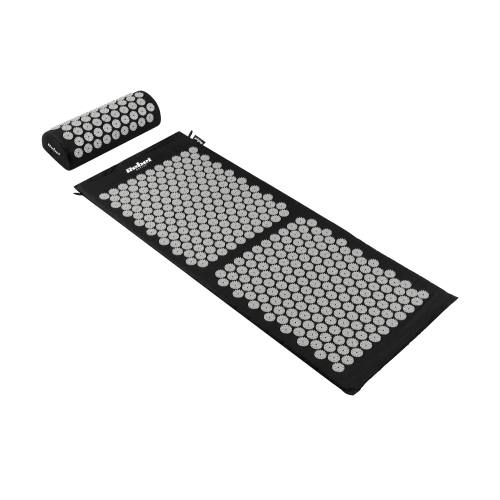 Health mat with acupressure spikes and pillow, 110x42cm, XL, gray spikes, Rebel Active Health mat with acupressure spikes and pillow, 110x42cm, XL, gray spikes, Rebel Active