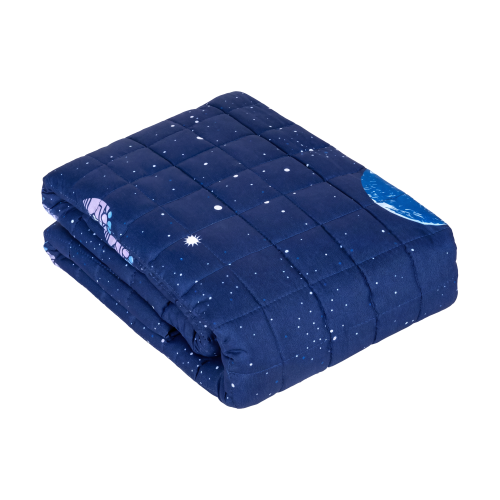 Weighted blanket, sensory blanket for children, 100x150 cm, 4 kg, space Weighted blanket, sensory blanket for children, 100x150 cm, 4 kg, space