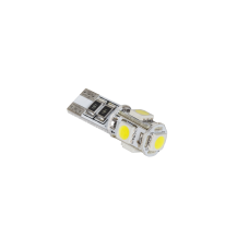 T10 LED automobilio lemputė (Canbus) – 5x SMD5050, balta