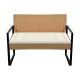 TEESA AMI garden furniture set light brown