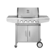 Teesa BBQ 5001 Master Dujinis grilis - 5 degikliai - vieta buteliui