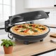 TEESA SUPREME FUN pizza oven 1200W, 400 degrees, two heating elements, black