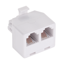 Telephone connector WT.2xGN./6P4C/