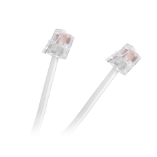 Telephone cable Tue-Tue white 2m