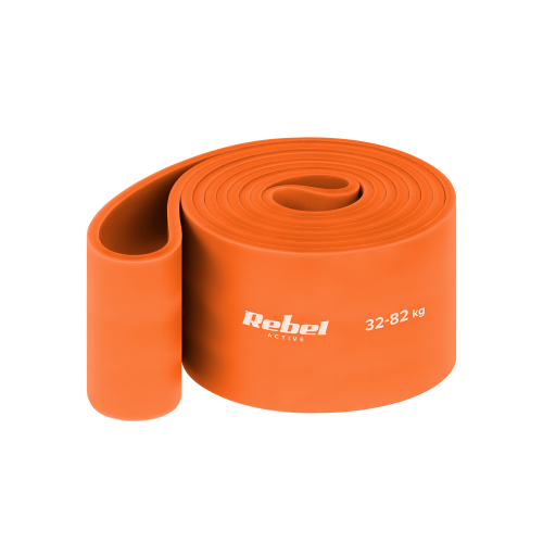 TPE exercise band - Power Band PT-7, orange 32-82 kg REBEL ACTIVE TPE exercise band - Power Band PT-7, orange 32-82 kg REBEL ACTIVE