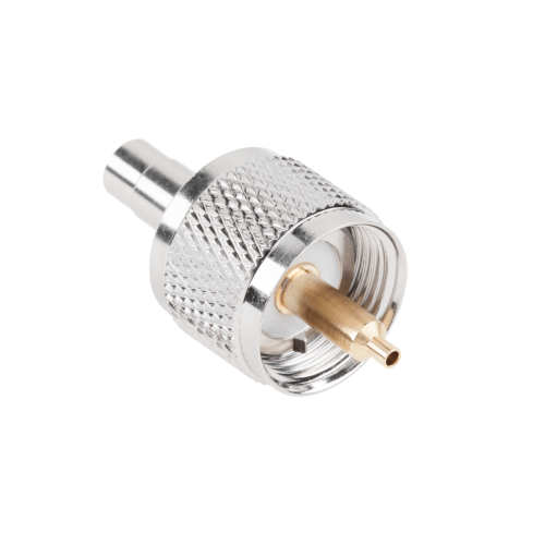 UHF-(CB) RG58 kištukas suspaustas UHF-(CB) RG58 kištukas suspaustas