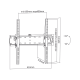 Universal wall mount for LED TV (32-55") vertical adjustment