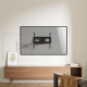 Universal TV mount 32"- 80" Cabletech vertical and horizontal adjustment