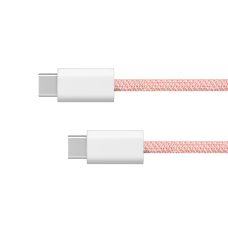 USB Type C – USB Type C laidas 60 W 1 m rožinis Kruger&Matz Basic