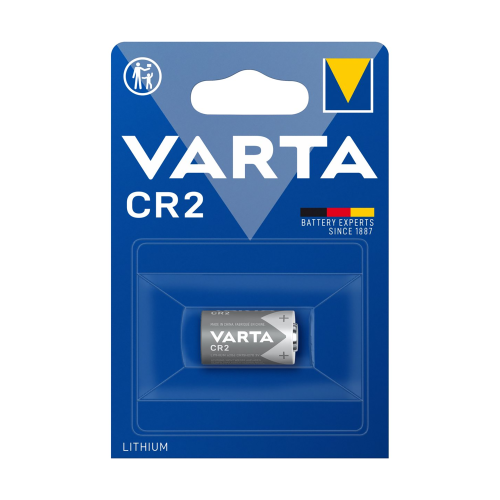 VARTA CR2 baterijos, 1 vnt./blisterinėje pakuotėje. VARTA CR2 baterijos, 1 vnt./blisterinėje pakuotėje.