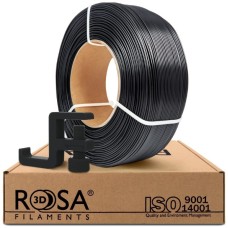 3D plastic PCTG 1.75mm 1kg refill pack Rosa3D - Black