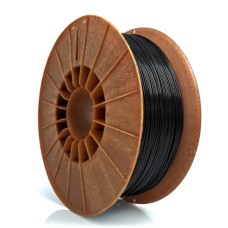 3D plastikas PET-G 1.75mm 1kg Rosa3D - Black