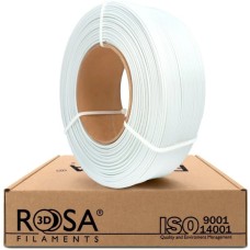 3D plastikas PLA 1.75mm 1kg refill pakuotė Rosa3D - White